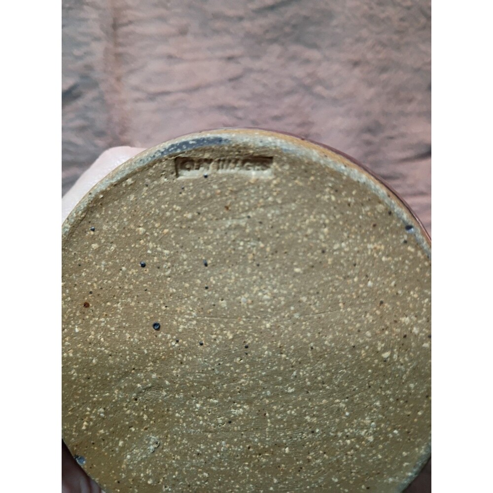 Vintage Hidden Dragon Stone Ware Mug Clay Images Melissa Hogenson Art Pottery - Picture 9 of 16